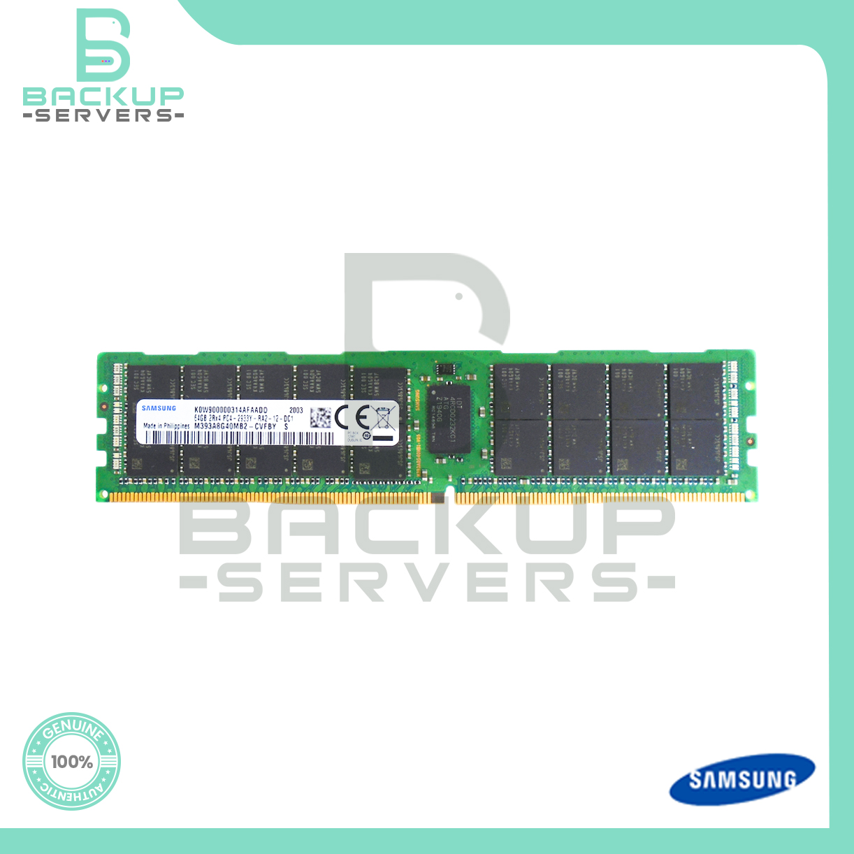 M393A8G40MB2-CVF Samsung 64GB 2Rx4 DDR4-2933 PC4-23400 ECC CL21